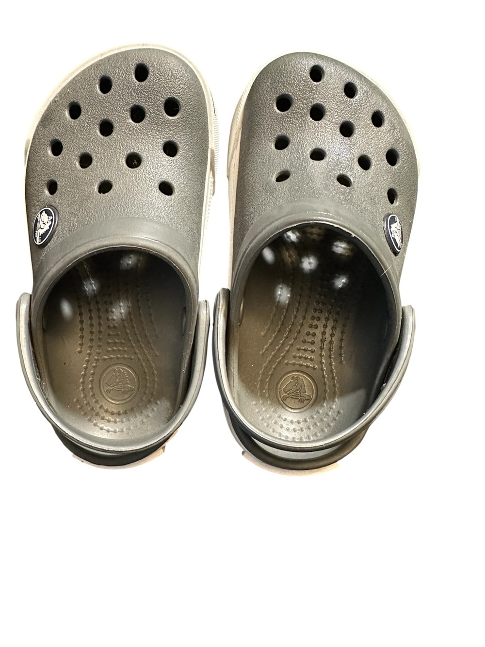 Kids Gray Slip-On Crocs